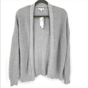 ABOUND Long Stitch Open Front Cardigan NWT